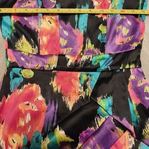 Speechless Multicolor Abstract Mini Dress